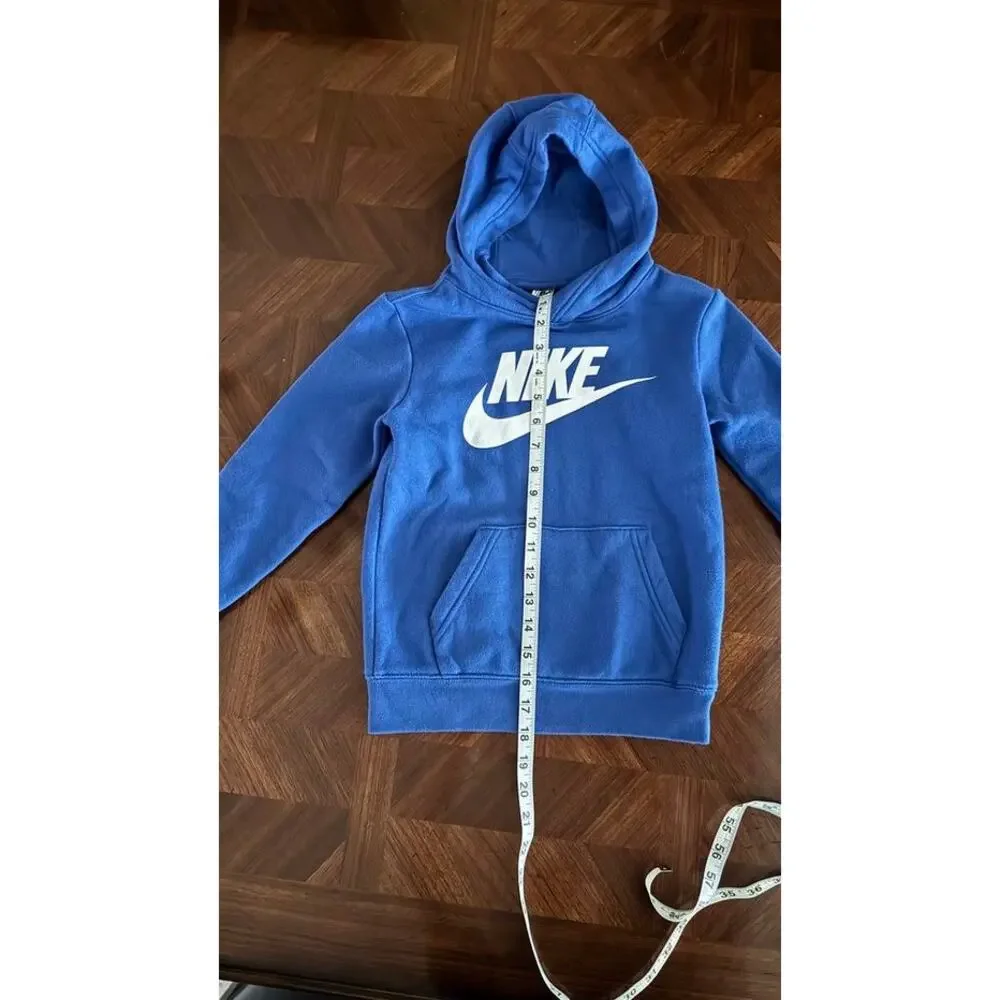 Nike Kids Blue Pullover Hoodie | Size Small 5-6Y